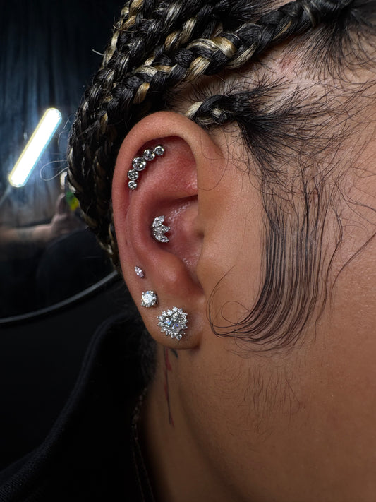 Conch piercing